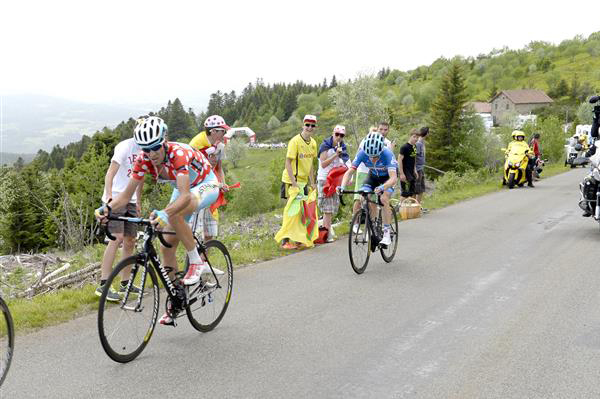 Vincenzo Nibali and Andrew Talansky